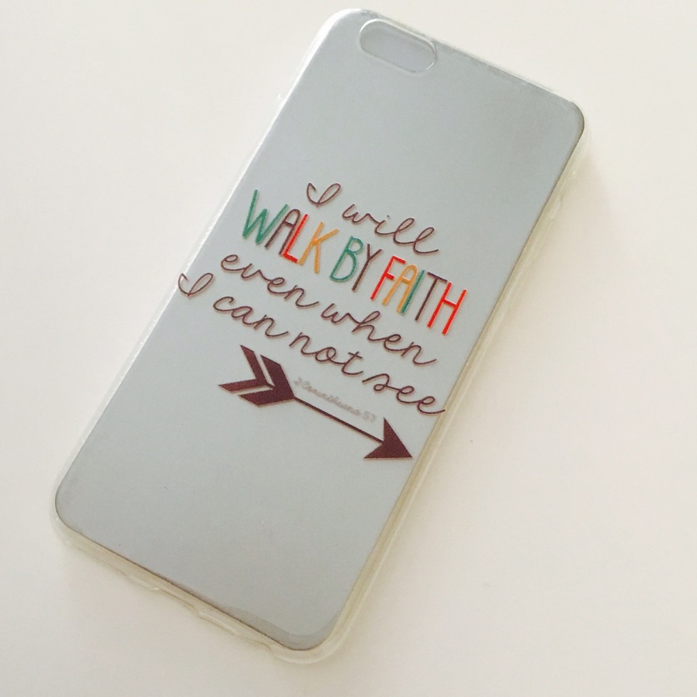 iPhone 6/6s case with Bible Verse quote