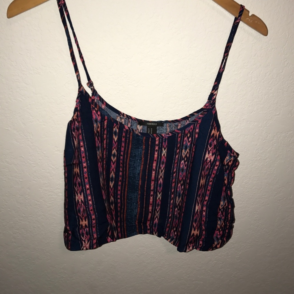 Printed Crop Top