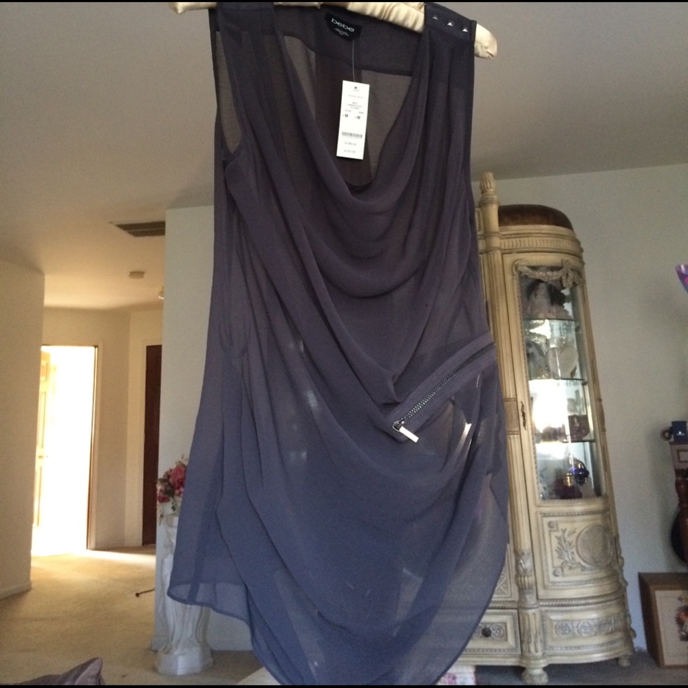 Bebe sheer blouse