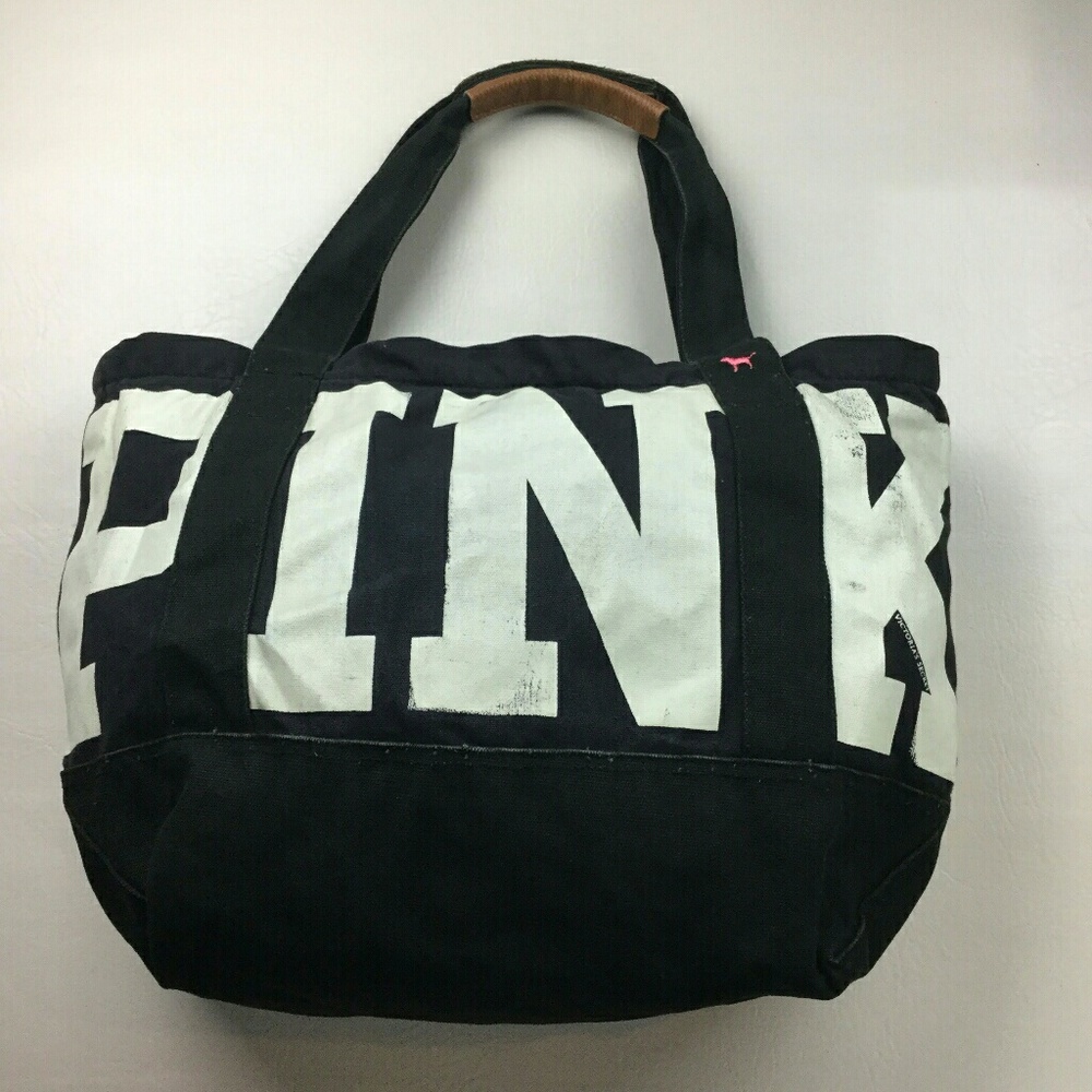 Victoria Secret Love Pink Canvas Tote Bag