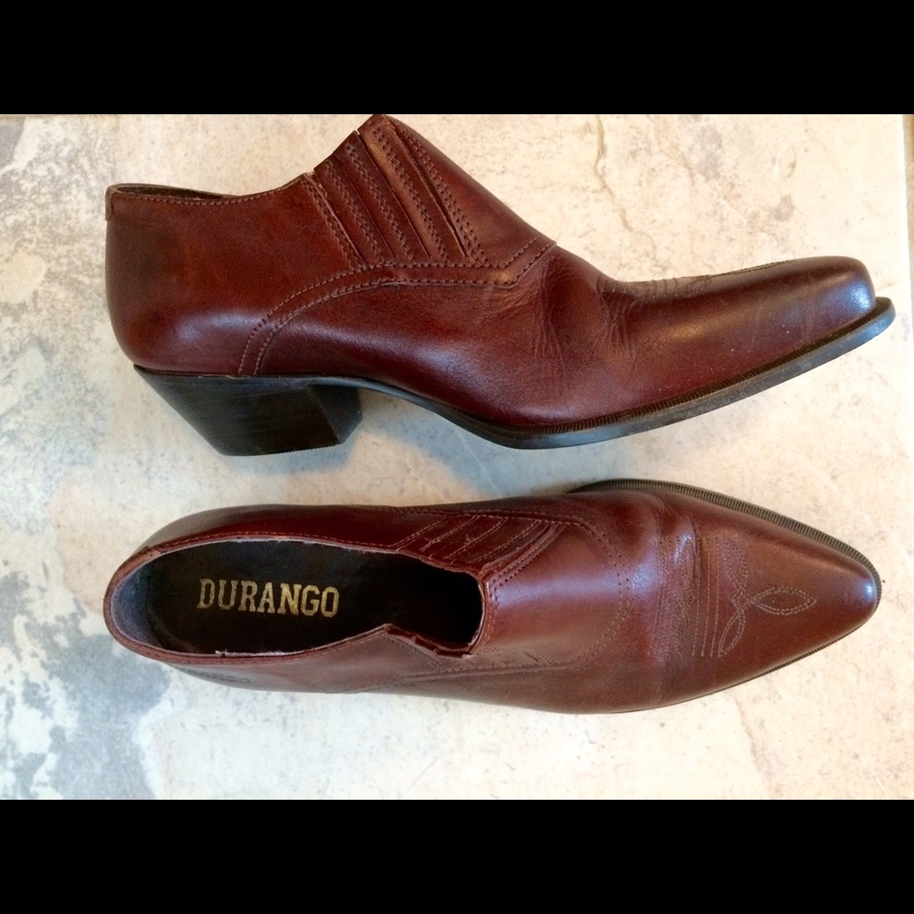 Durango booties excellent condition 8 1/2m brown