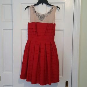 SALE BCBG MaxAzria Red Prom Party Dress Size Small
