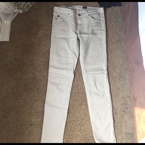 AG super skinny ankle-length jeans