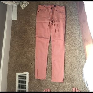 AG super skinny ankle-length jeans