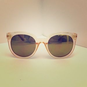 ♥️BOGO♥️New Gold Mirrored Crystal Pink a Oversized