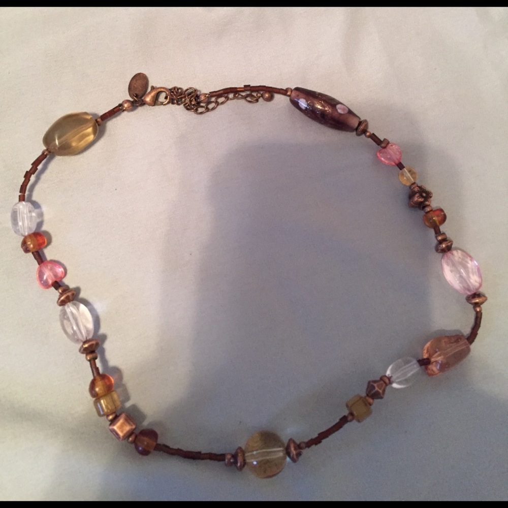 Necklace with beads