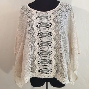 BOHO HIPPIE COACHELLA SUMMER LACE KIMONO TOP