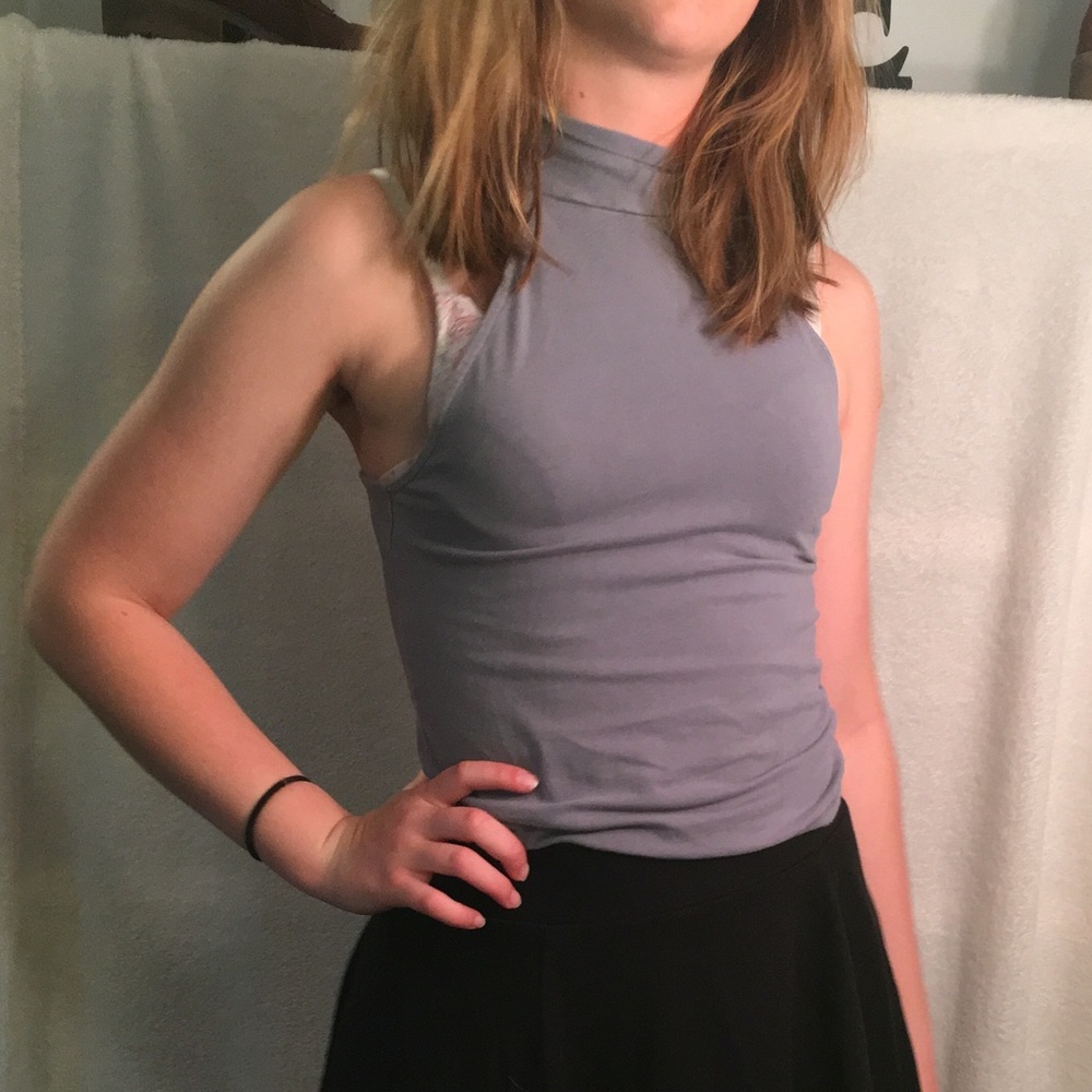 Me to We turtleneck crop top from Pacsun