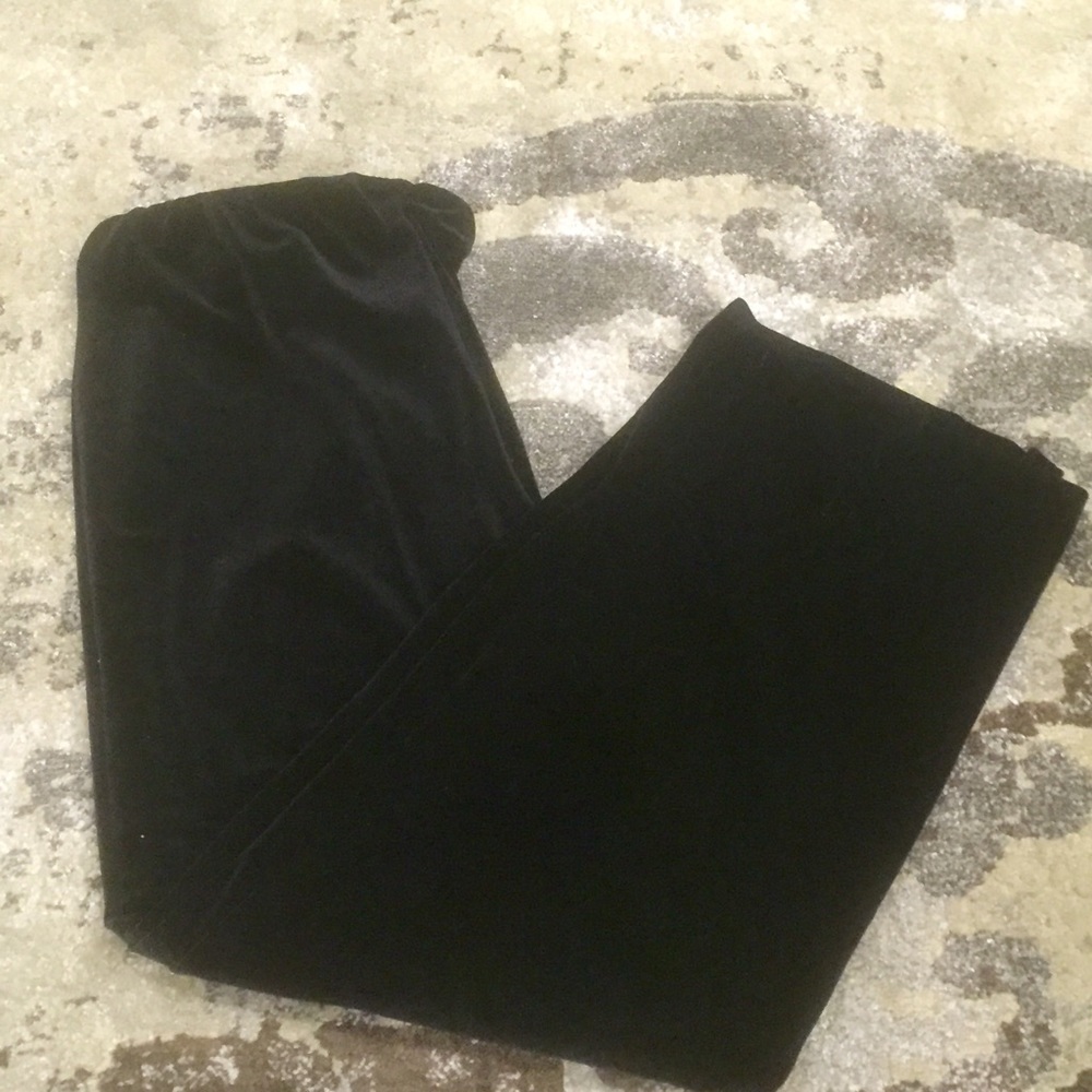 Ellen Figg Vintage black velveteen pants