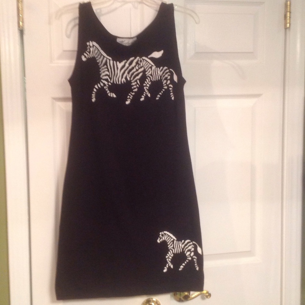 Victoria zebra print dress