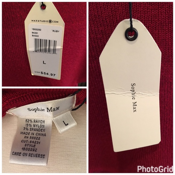 NWT Off the Shoulder Tunic / Dress Sophie Max - Picture 4 of 4