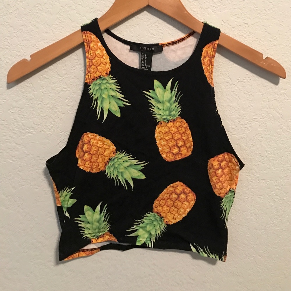 Pineapple crop top