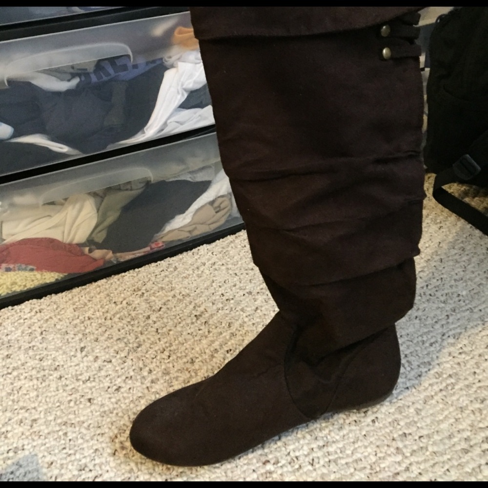 Pair of brown boots