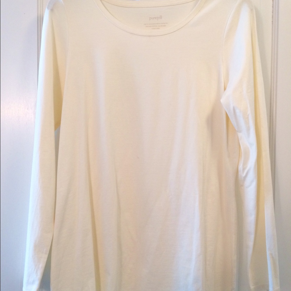 J Jill T-shirt tunic white/cream
