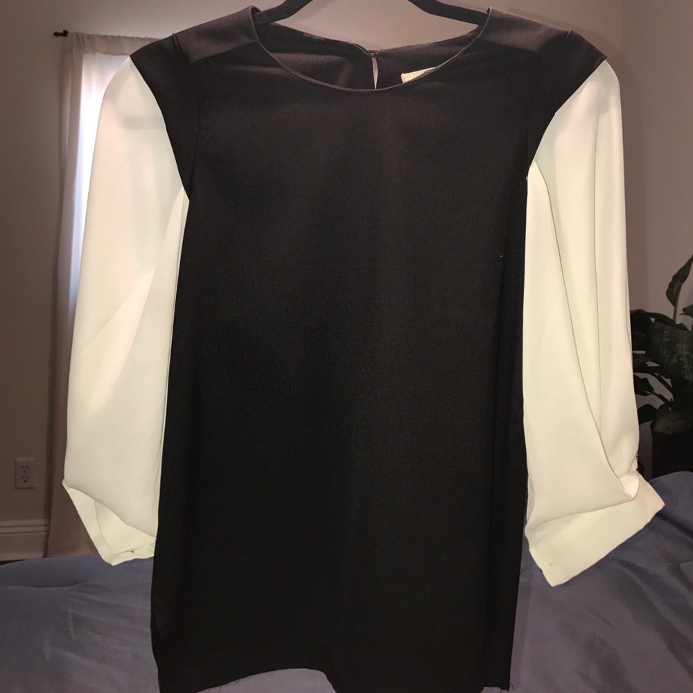 Black and White Classic Blouse