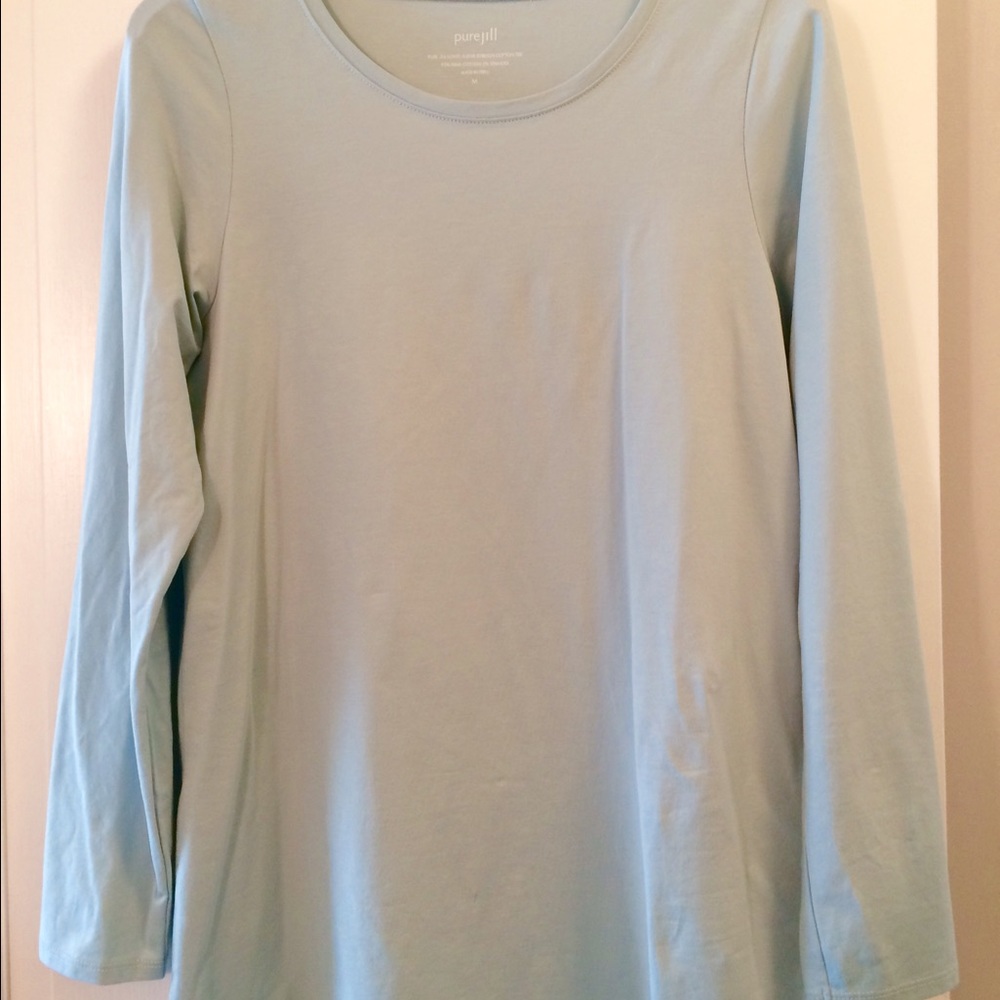 J Jill, cotton tunic light turquoise