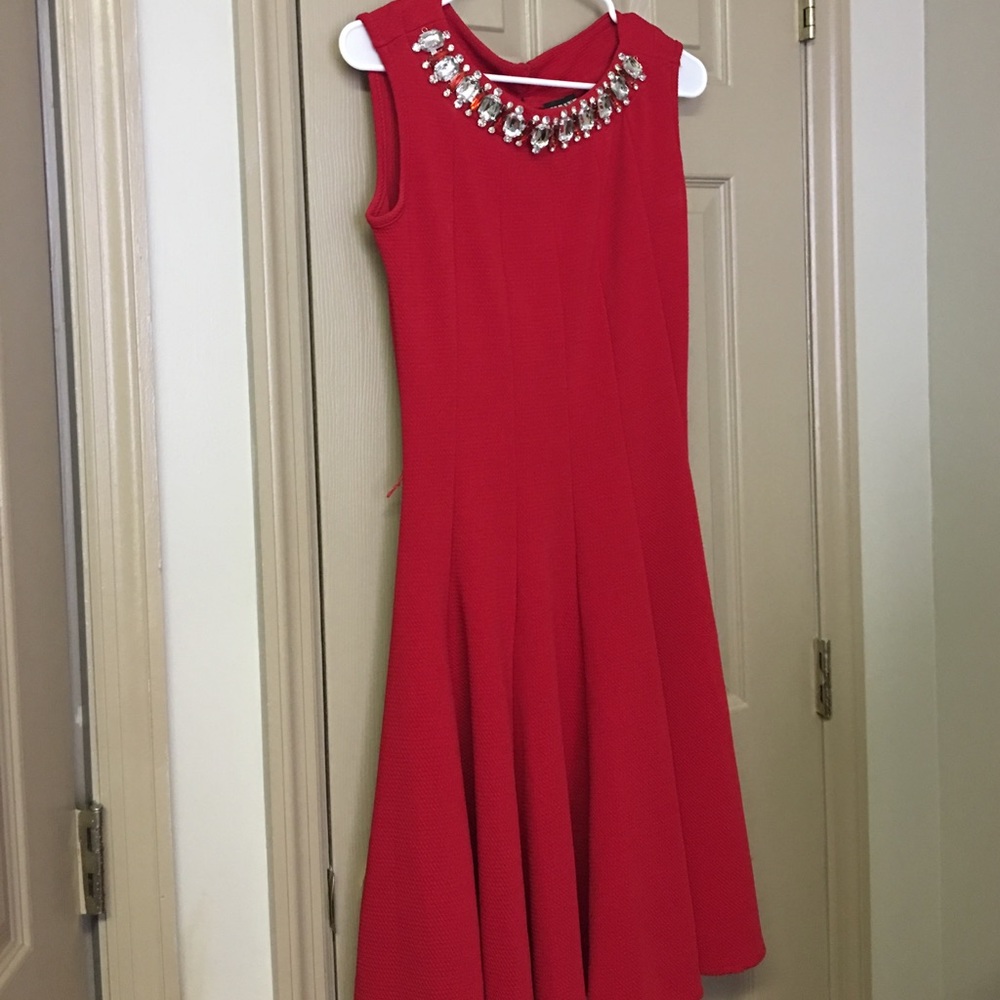 Red dress
