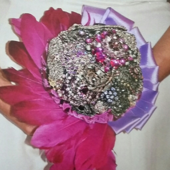 Bridal brooches  bouquet - Picture 2 of 2