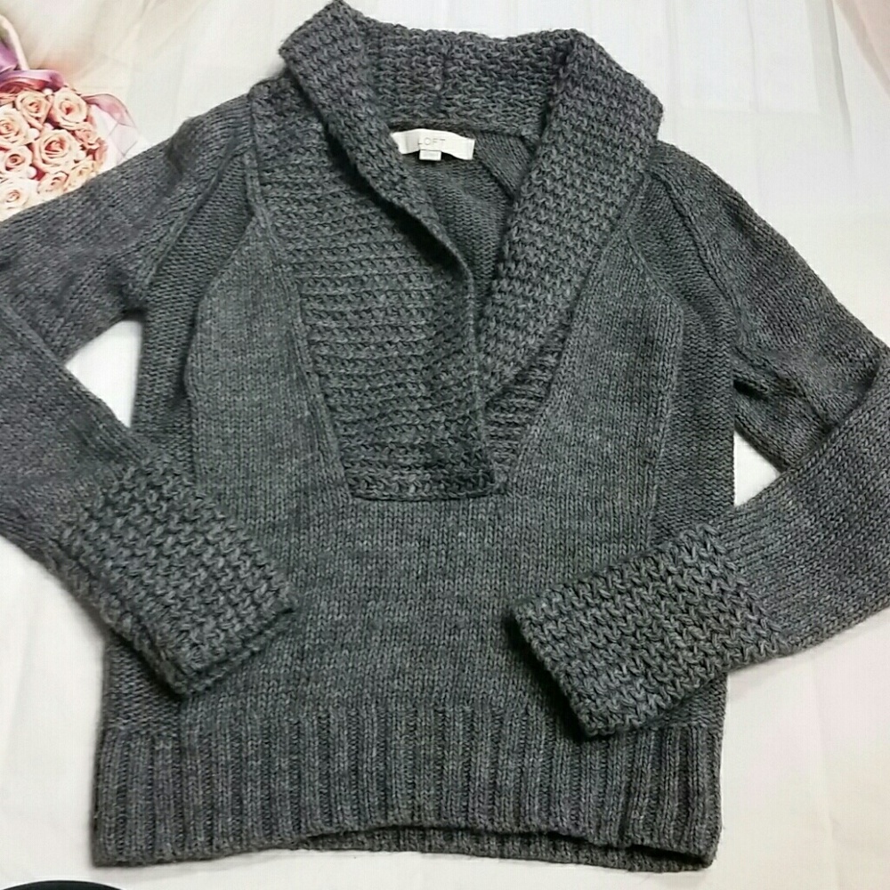 Ann Taylor Loft sweater knit  alpaca blend