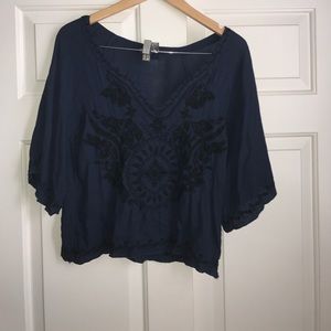 American Eagle Embellished Blouse