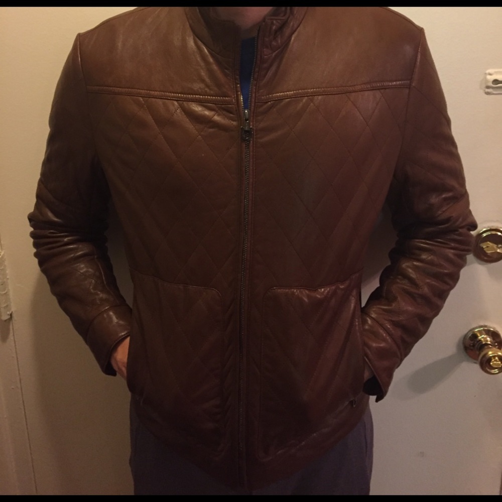 Brown Ferragamo men's jacket M