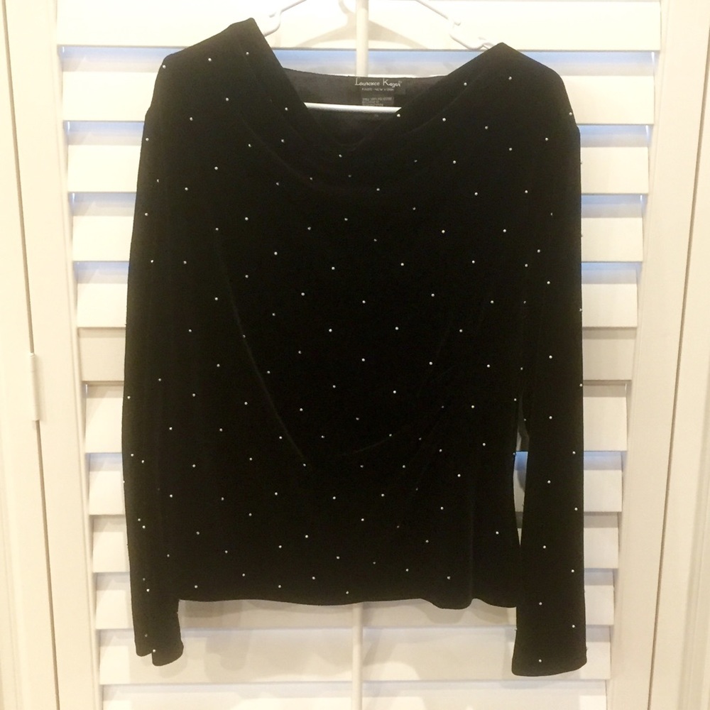 Vintage Laurence Kazar beaded top