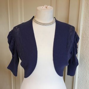 Knit Lace Bolero Shrug