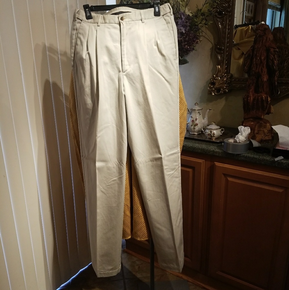 Haggar premium no iron khaki