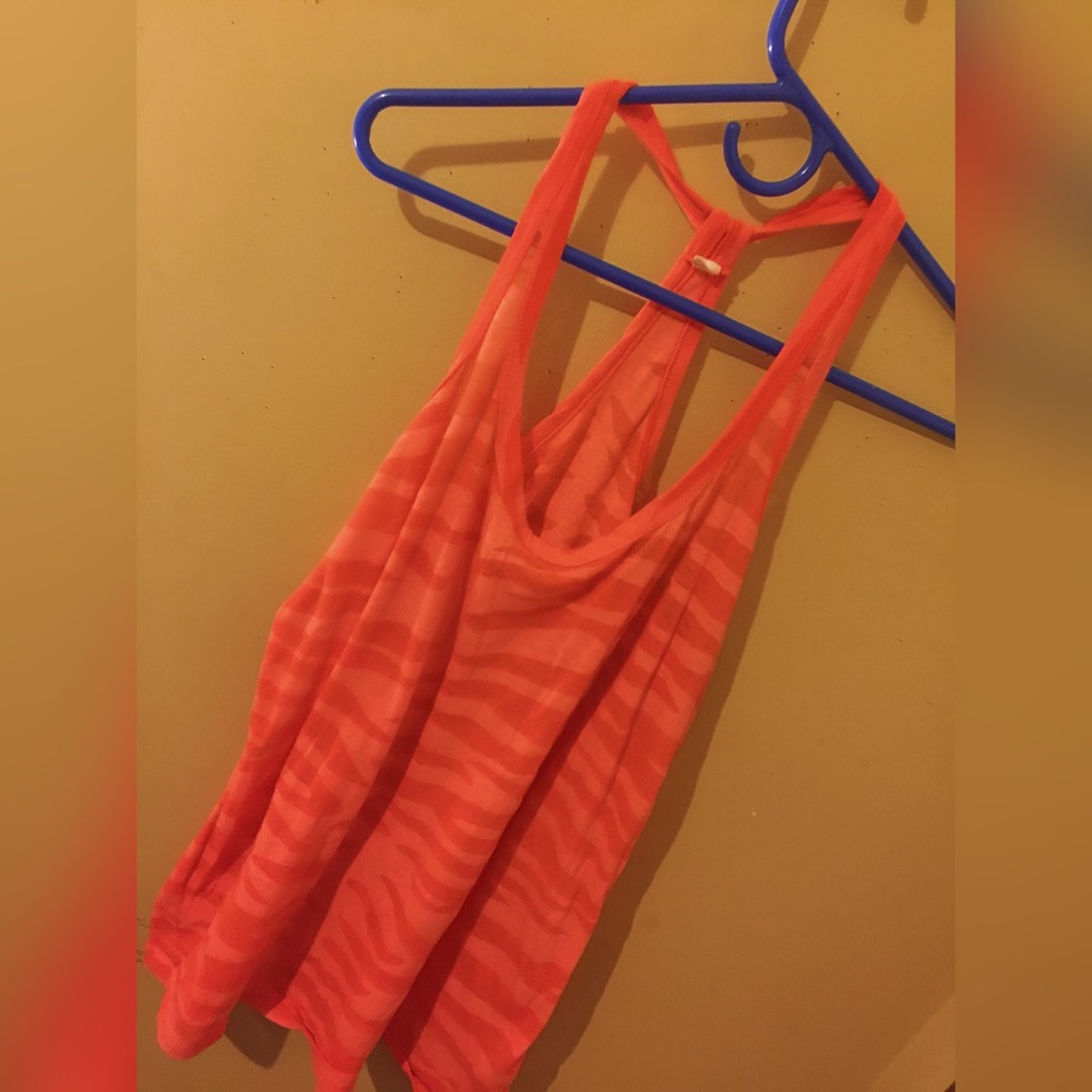 Neon orange top