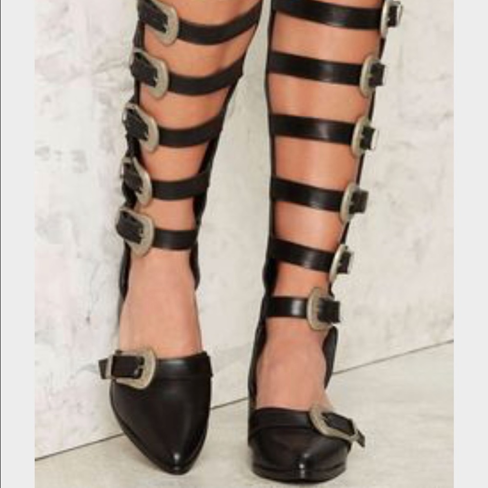 Nasty Gal Up Cutout Leather Boot 🔴FLASH SALE🔴