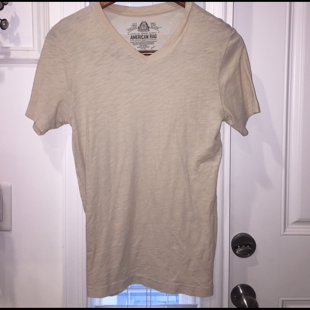Tan Men's T-Shirt -S- American Rag