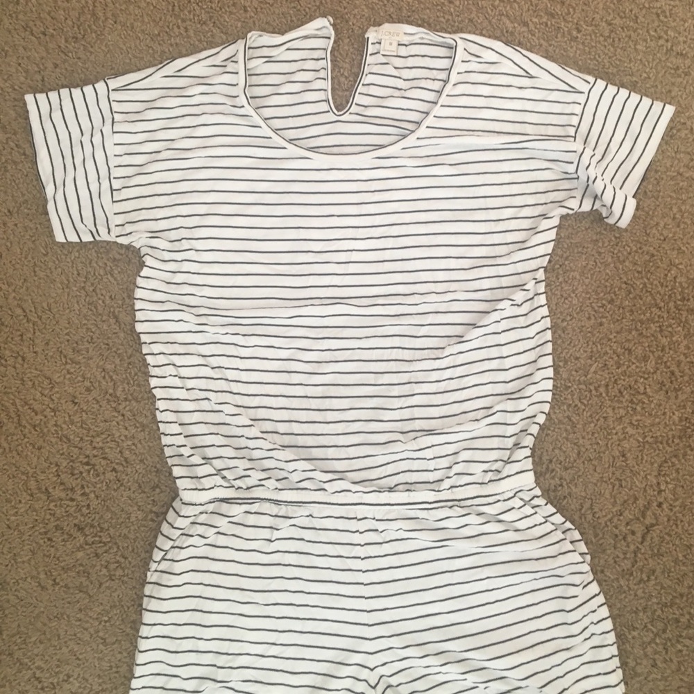 Medium Striped J. Crew factory Romper