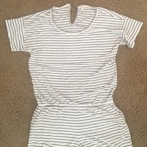 Medium Striped J. Crew factory Romper