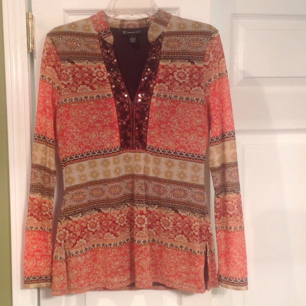 INC Multi Colored Top