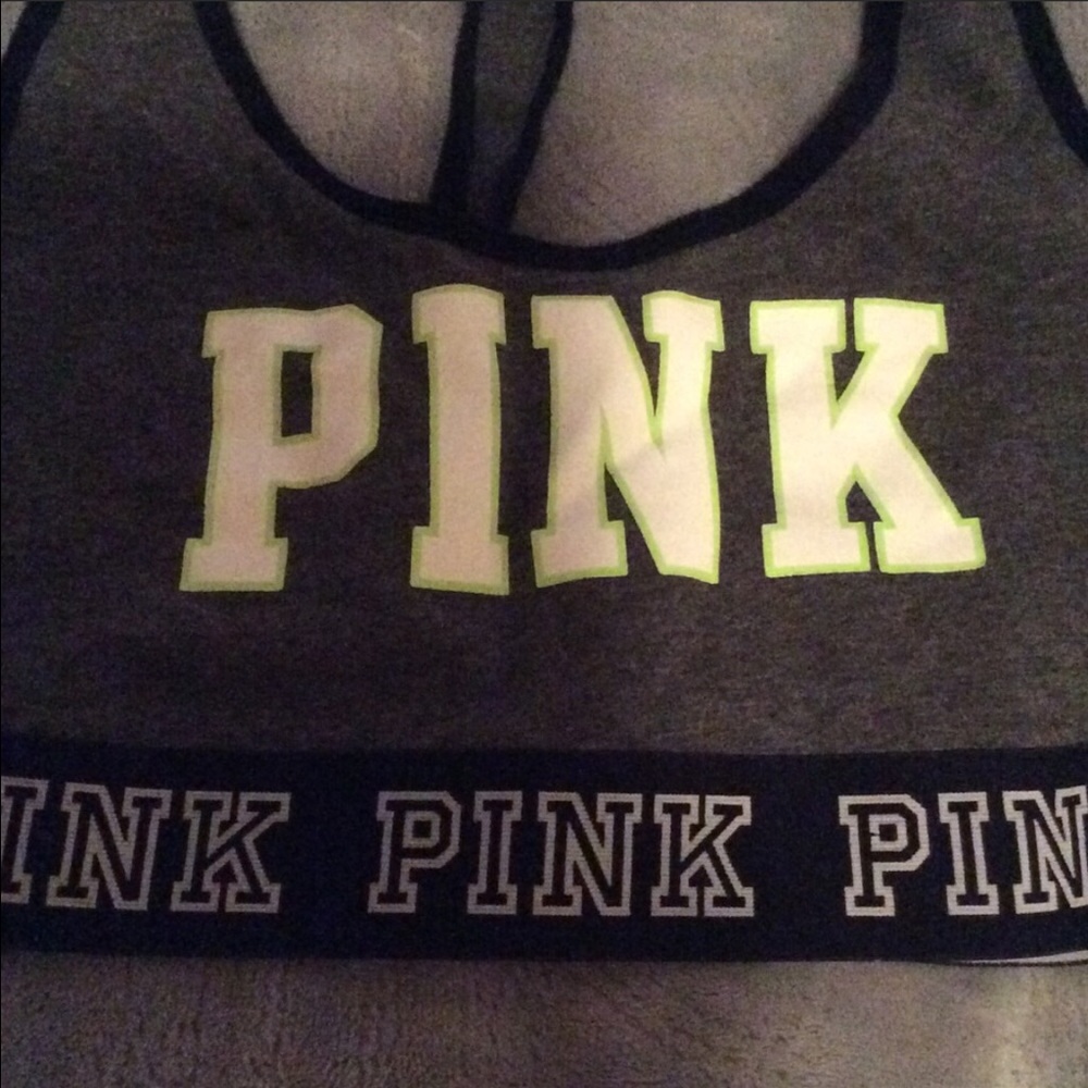 PINK scrappy sports bra SMALL