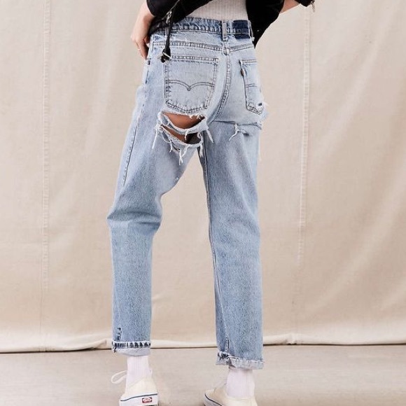 Vintage Levi's shredded butt - Picture 2 of 3