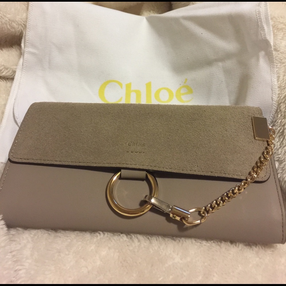 ‼️Sold ‼️ Chloe Faye suede and leather wallet - Picture 4 of 4