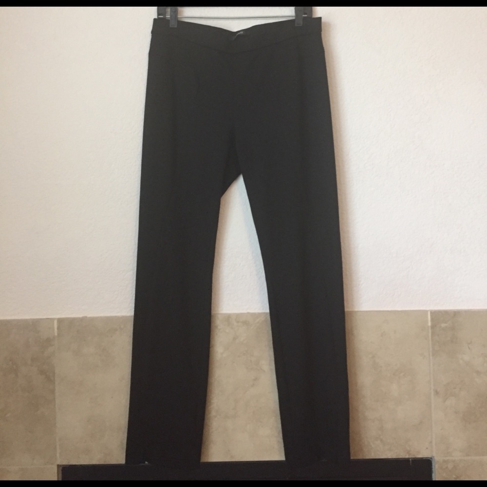 Tahari Ponte pant black, stretch waist, sz12