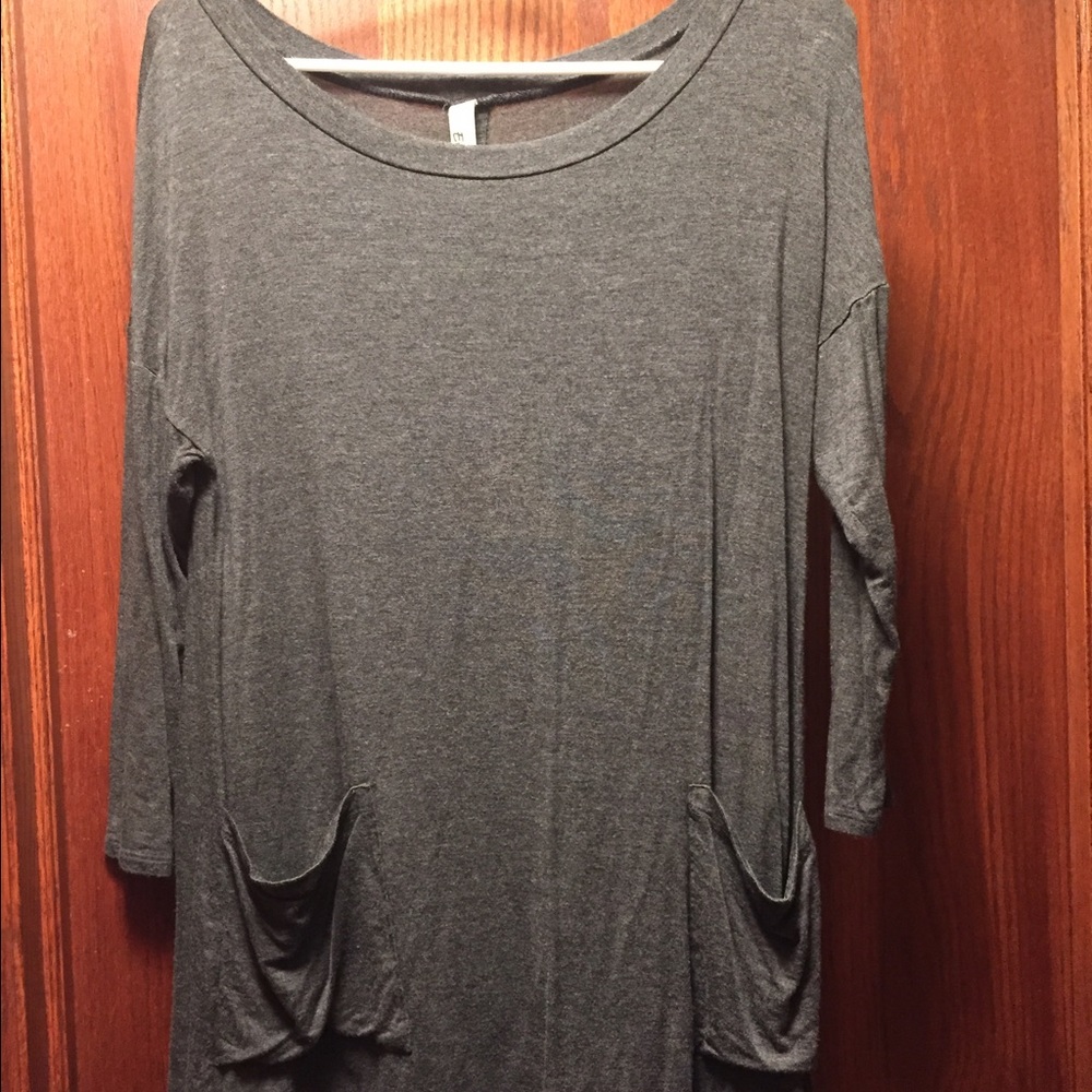 Gray tunic