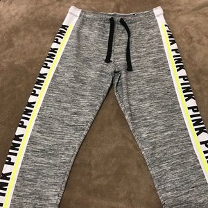 VS PINK NEON SWEATS