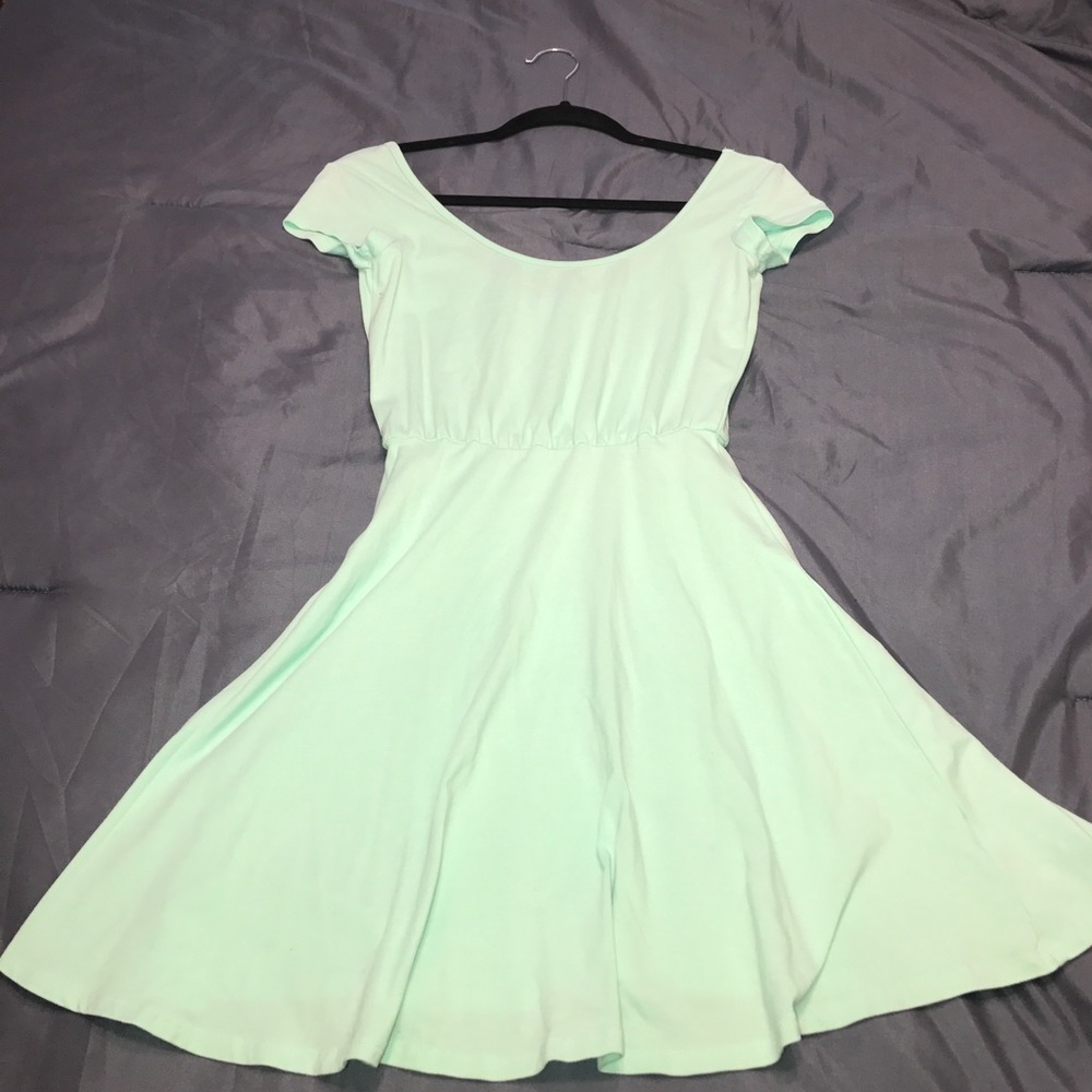 Mint Cotton Dress