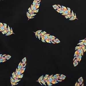 LuLaRoe Maxi Skirt Feather (Stained Glass /Prism)