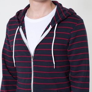American Apparel zipper hoodie sweatshirt men's Sm