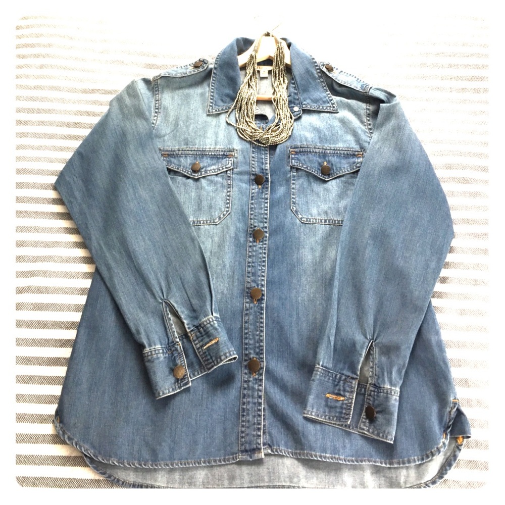 Cabi Chambray Button-Down
