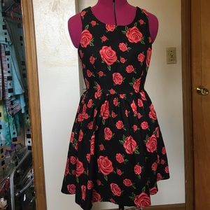 Rose Printed Dress