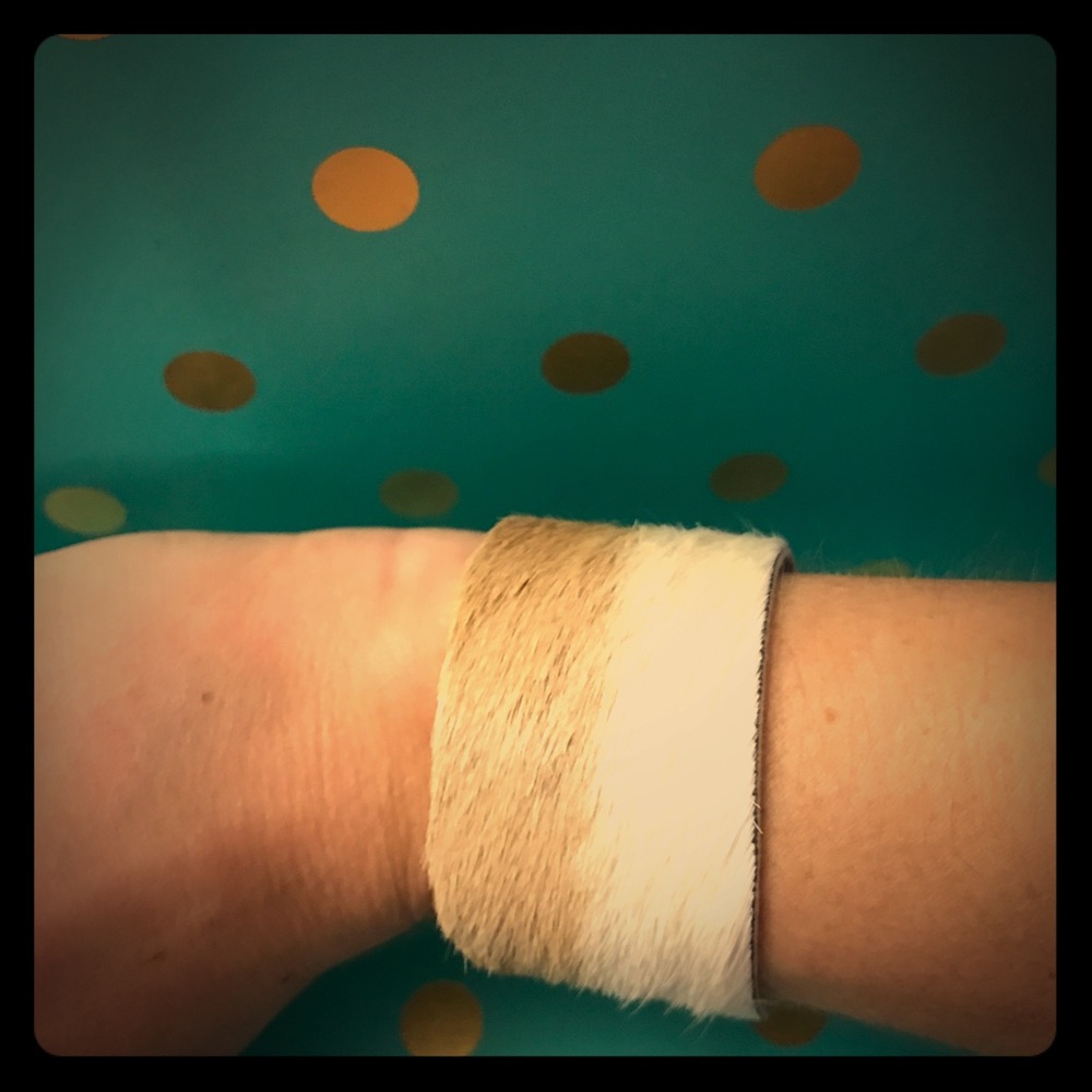 Handmade deer hair bracelet