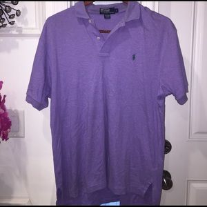 Polo Ralph Lauren: Purple Men's Polo, Large