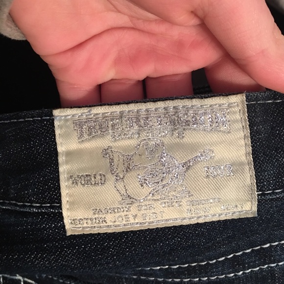 dark blue true religion bootcut jeans - Picture 4 of 5