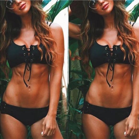 Boutique Other - Lace Up Bikini