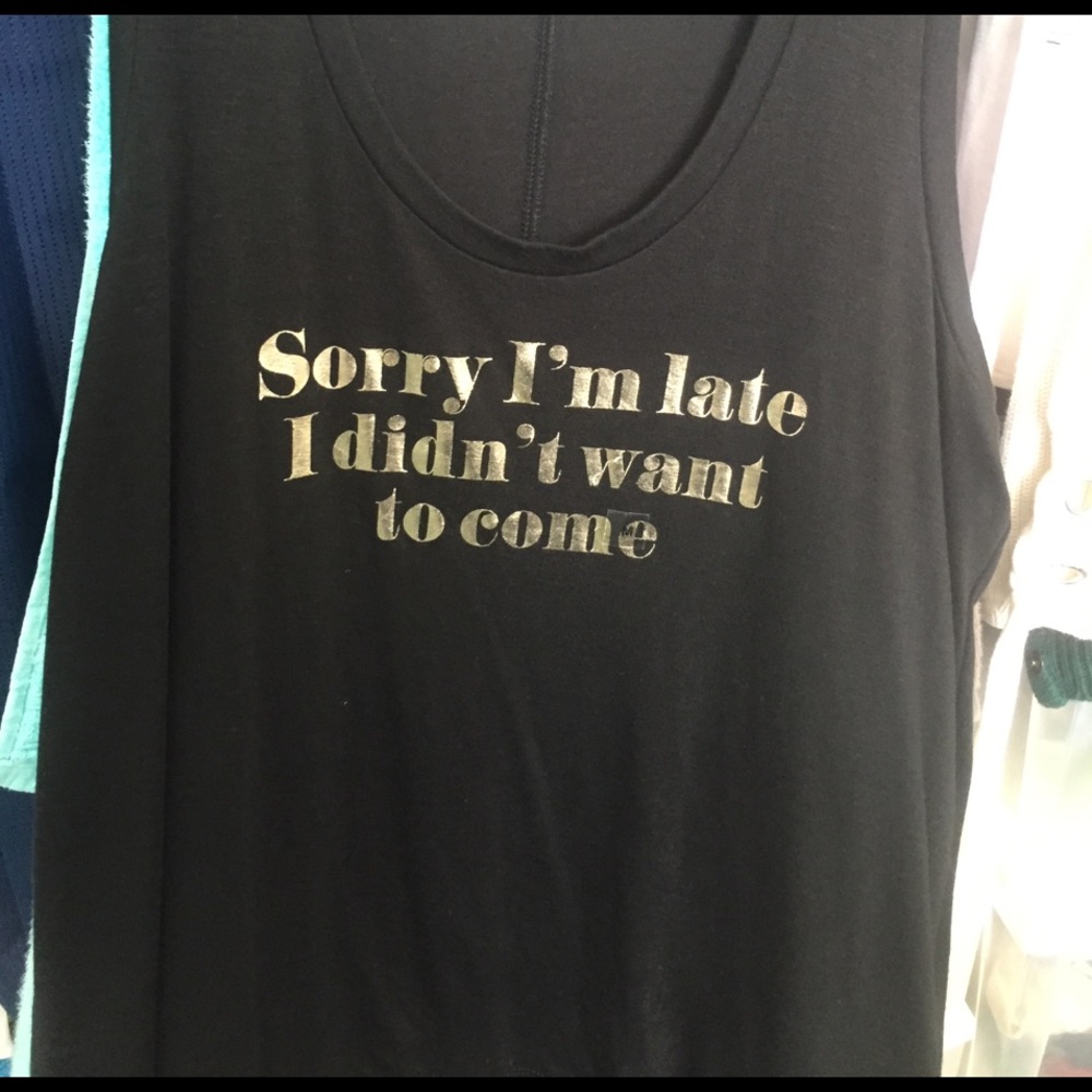 slogan tank from EXPRESS one eleven collection